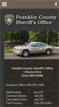 Mobile Screenshot of franklincountymosheriff.com