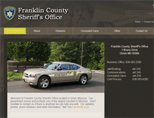 Tablet Screenshot of franklincountymosheriff.com